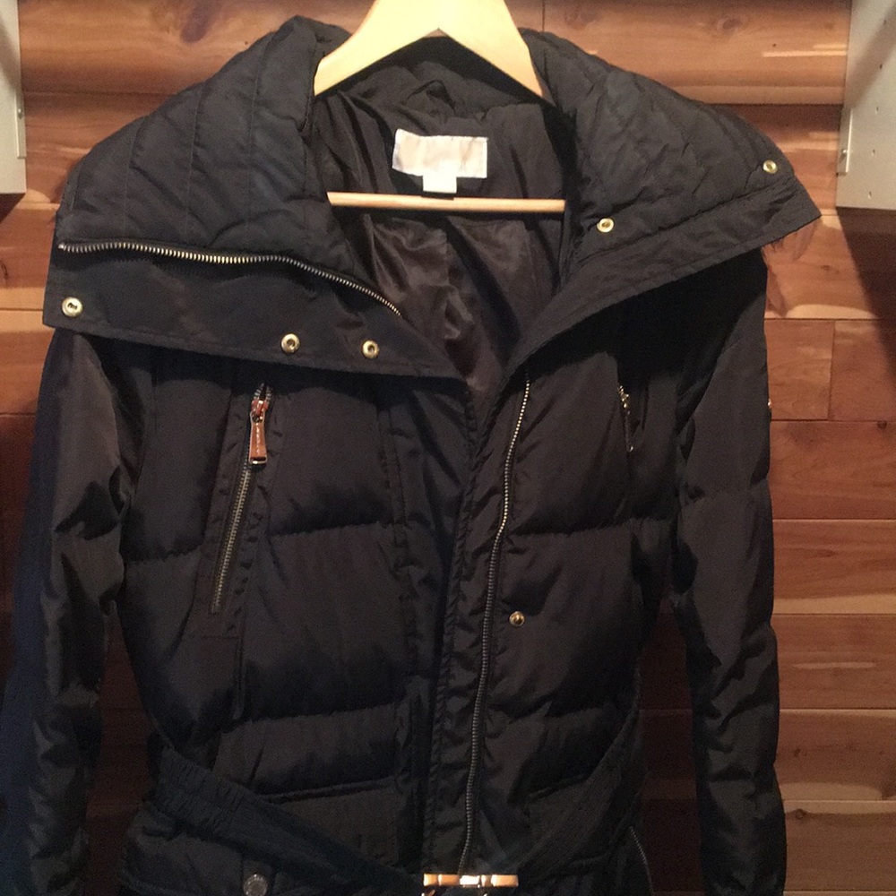 Michael Kors Dark Green Down Coat